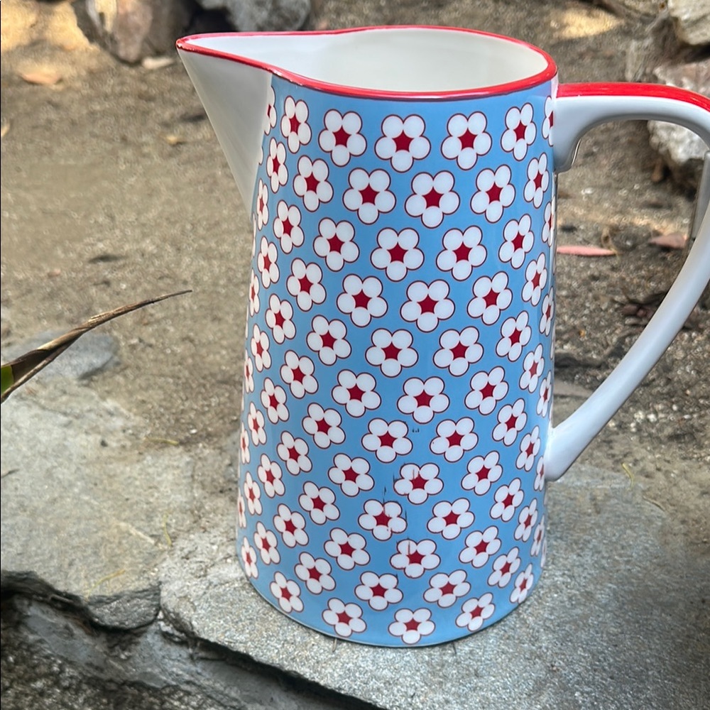 Christopher Vine Antique Red and White Chamber Pottery